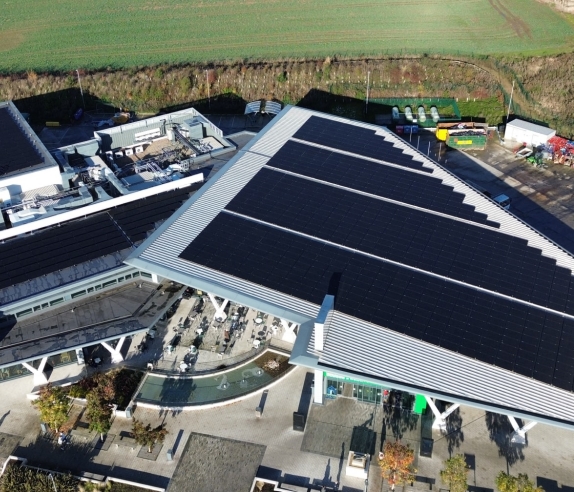 Commercial hospitality property for solar energy planning