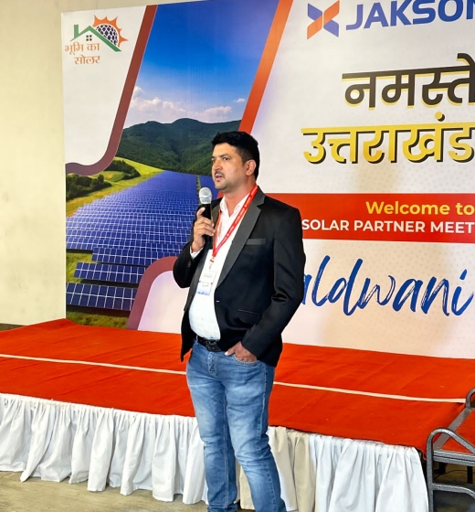 Mr. Jagdish Chandra, Founder and Director of Bhumi Ka Solar