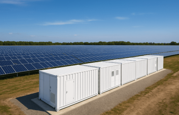 Battery energy storage system for solar power