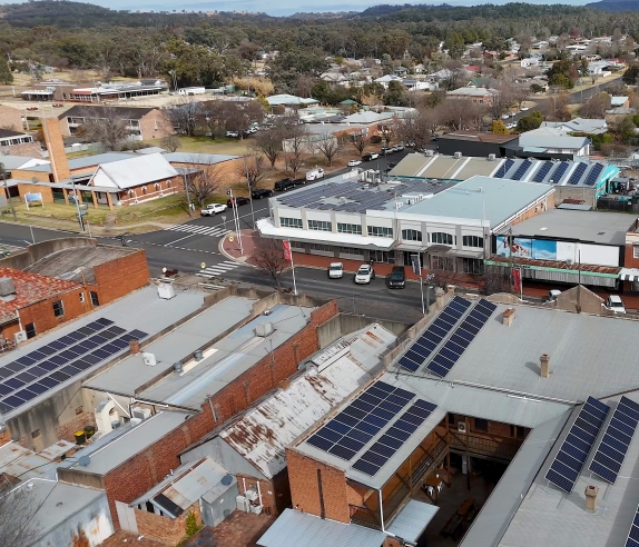 Industrial workshop building for solar power planning